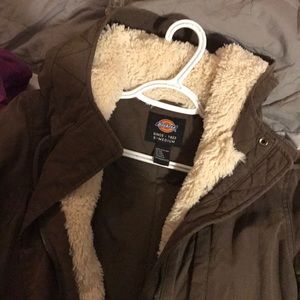 Dickies army green parka